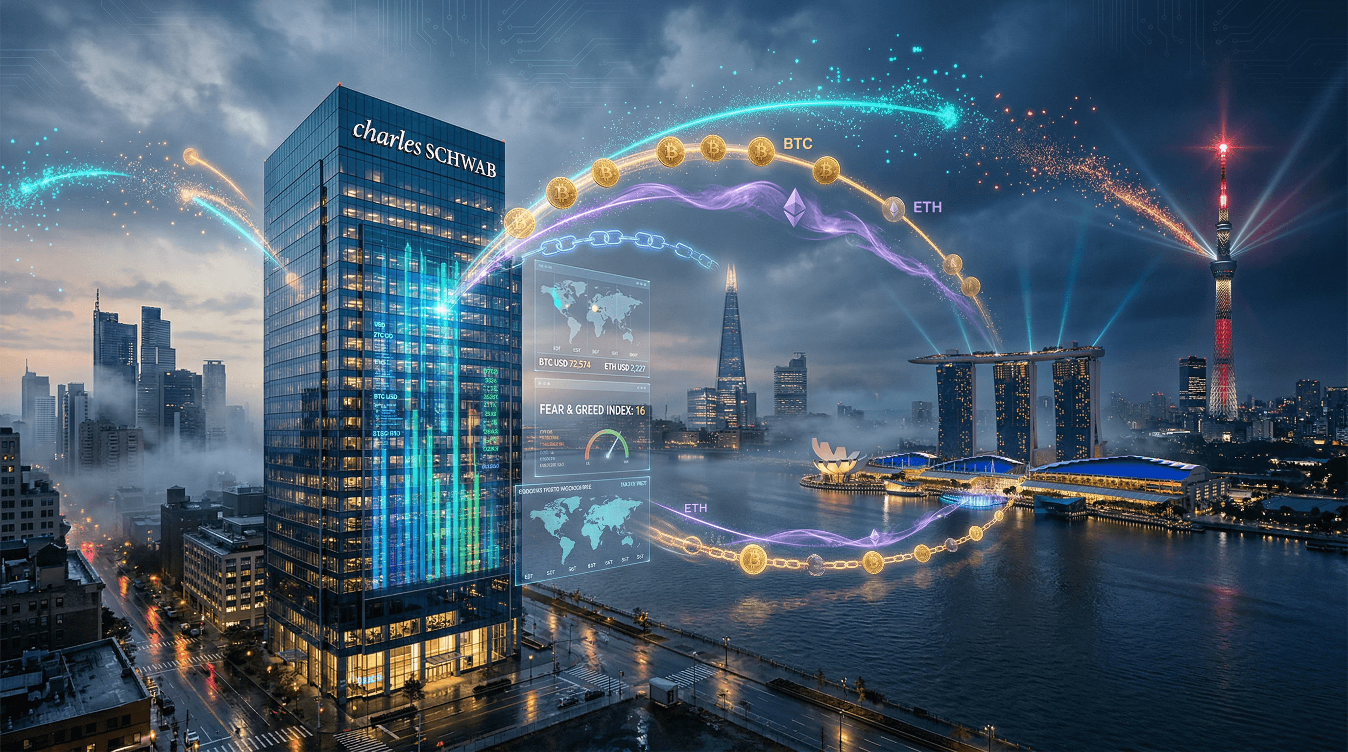 Schwab Crypto Platform Launches for 35M Clients