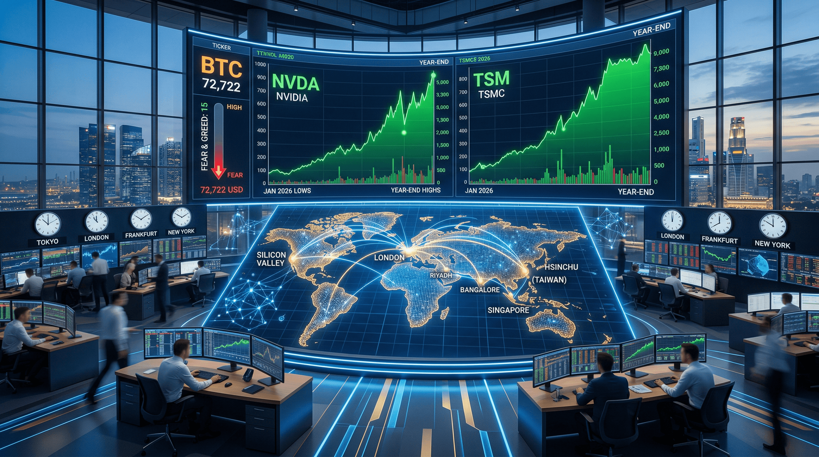 AI Stocks NVIDIA, TSMC Forecast to End 2026 Higher