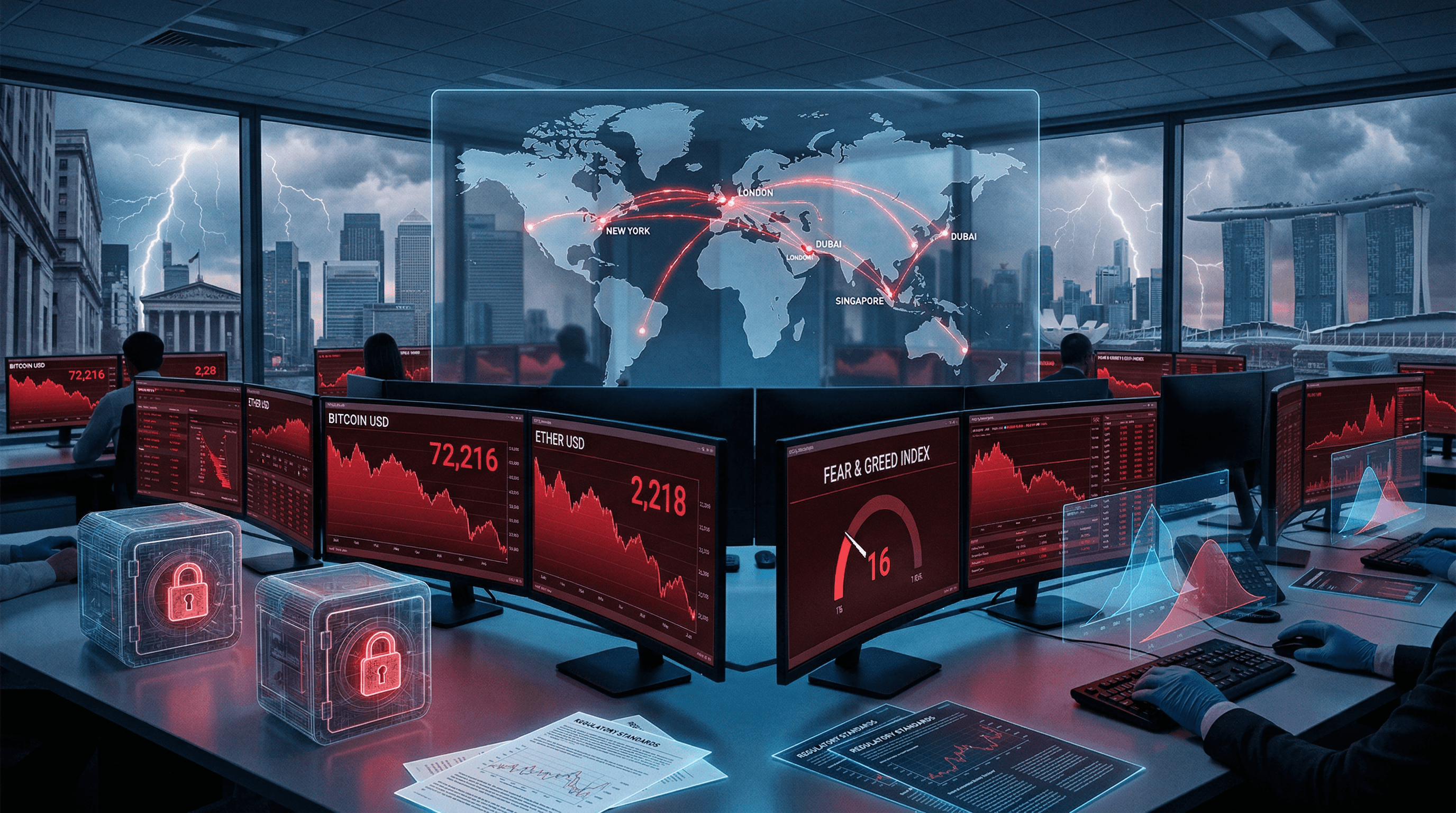 Morgan Stanley Crypto Risks Report Warns as Fear Hits 16