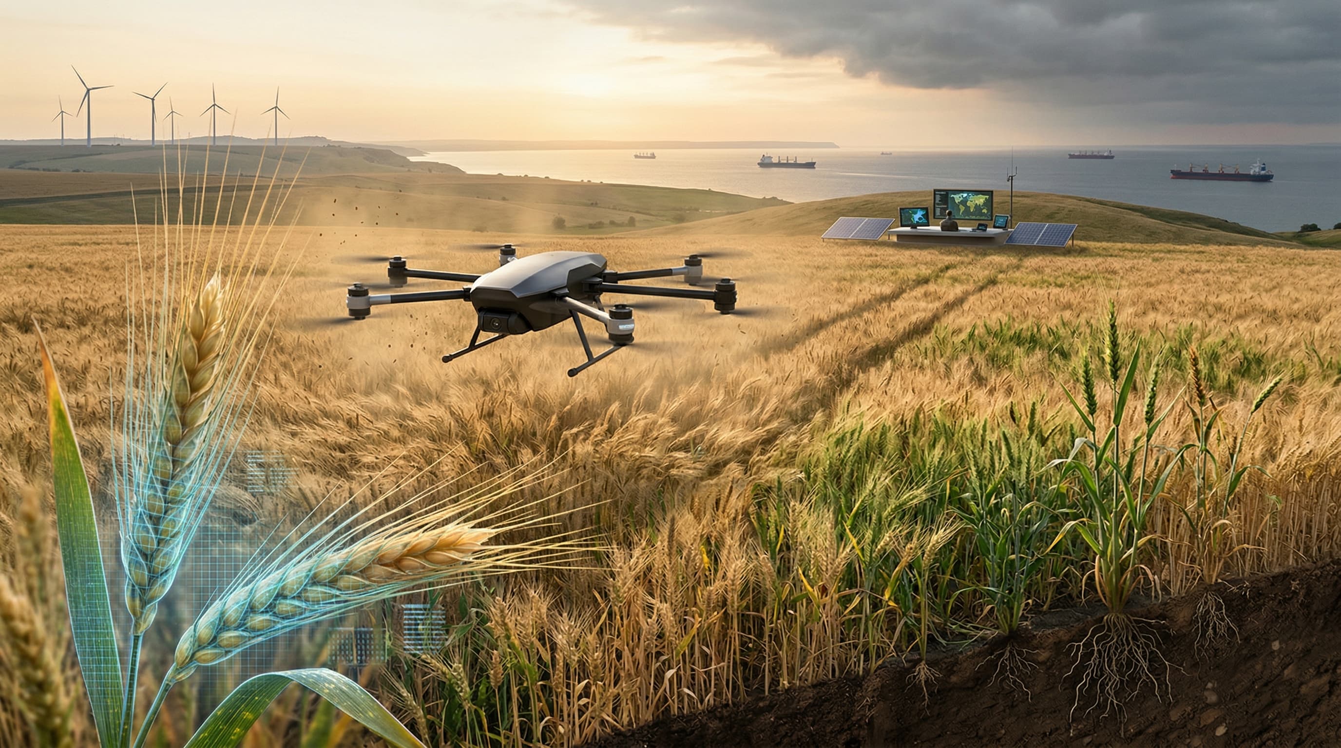 AI Drones Select Resilient Wheat Varieties Across Eurasia