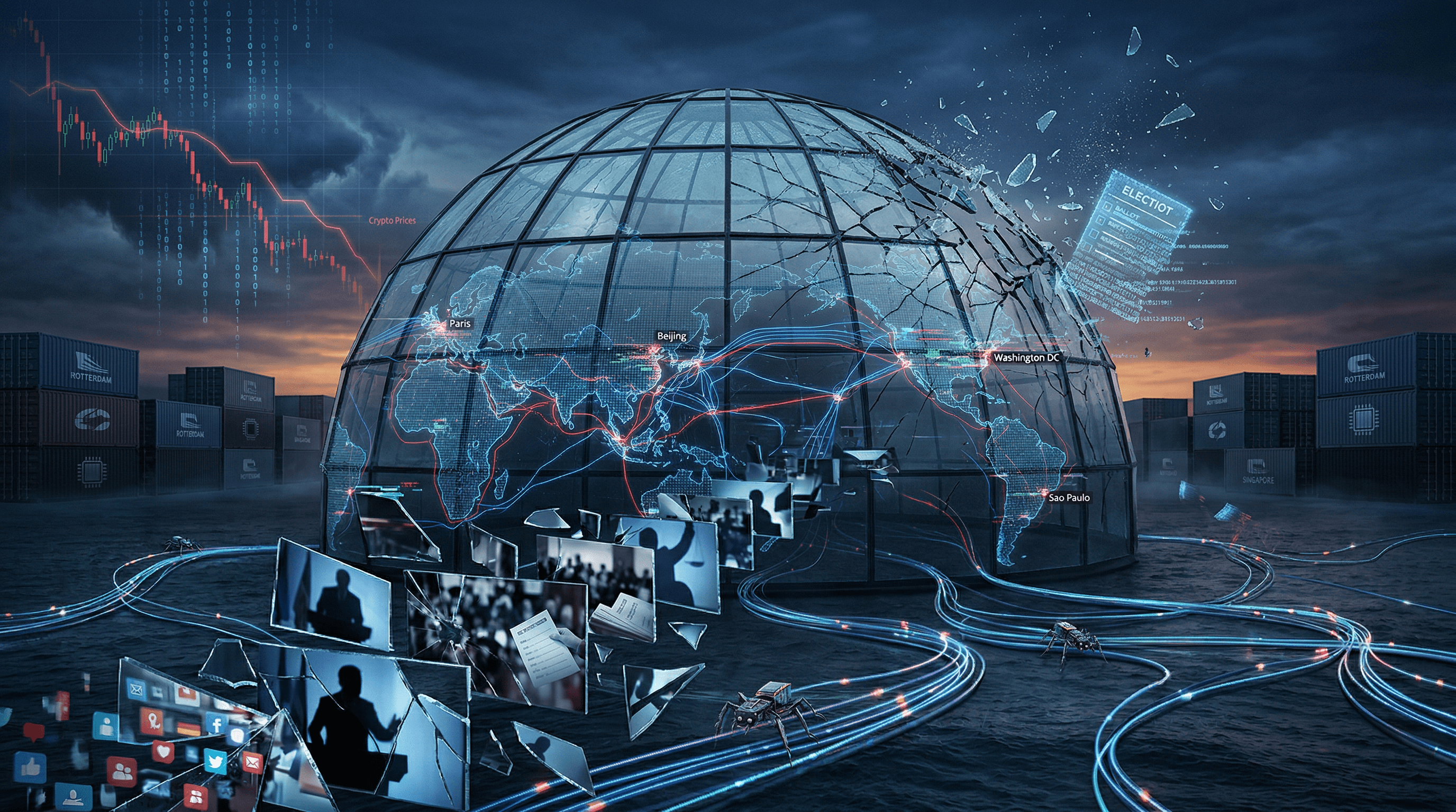 AI Deepfakes Disrupt Elections Worldwide, Crypto Fear Hits 16