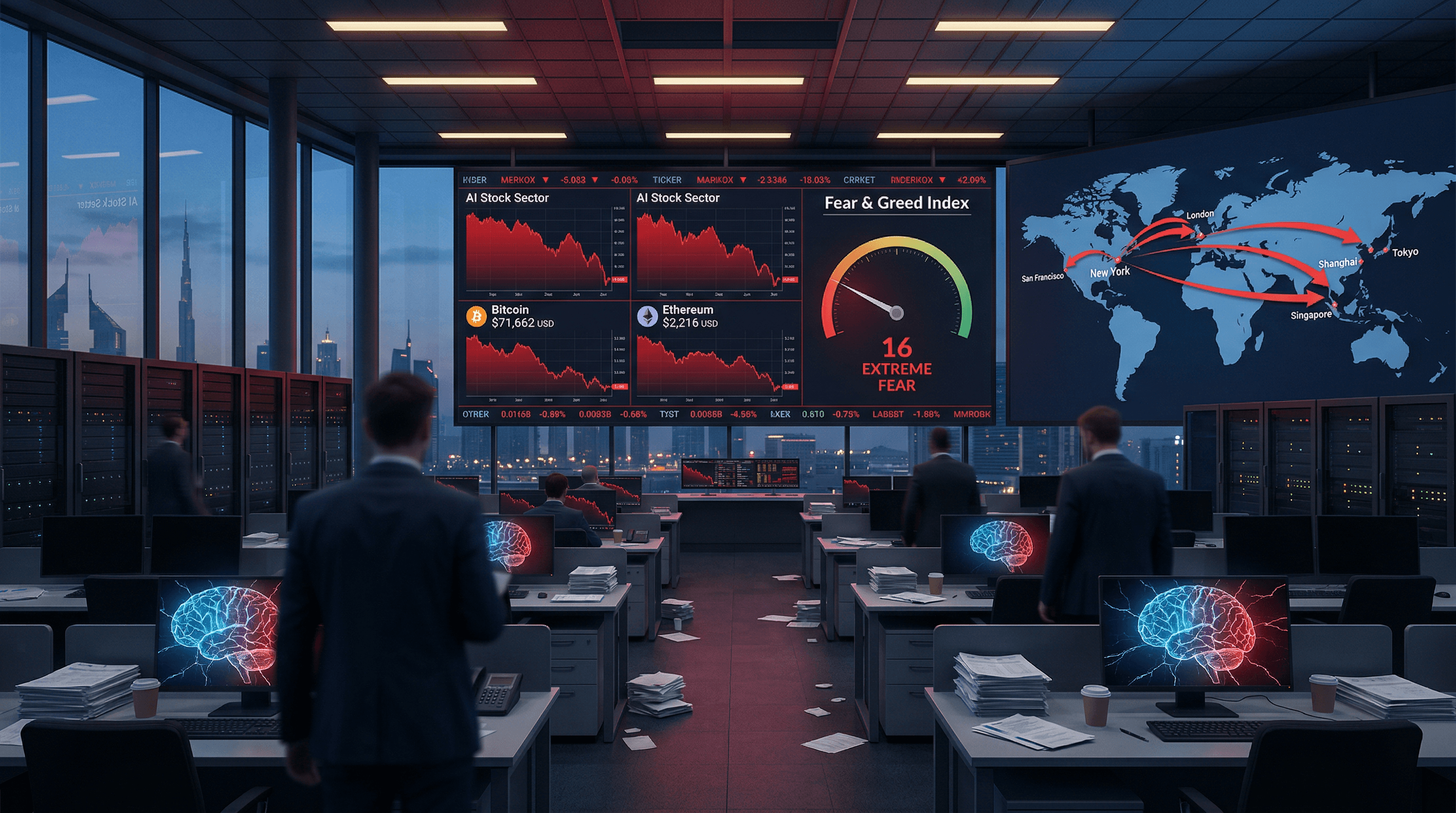 AI Hype Backlash Erodes Global Investor Confidence