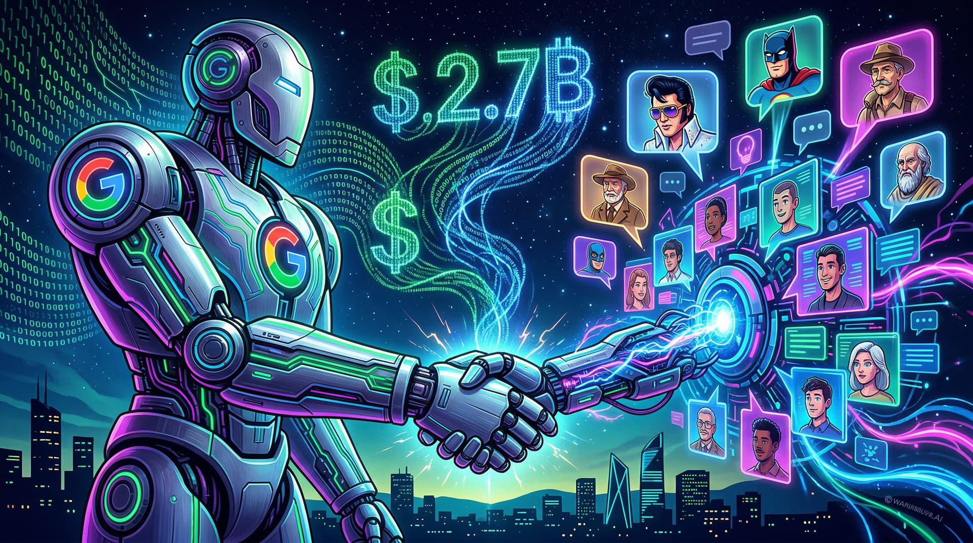 Google in Talks for $2.7B Character.AI Founders Deal