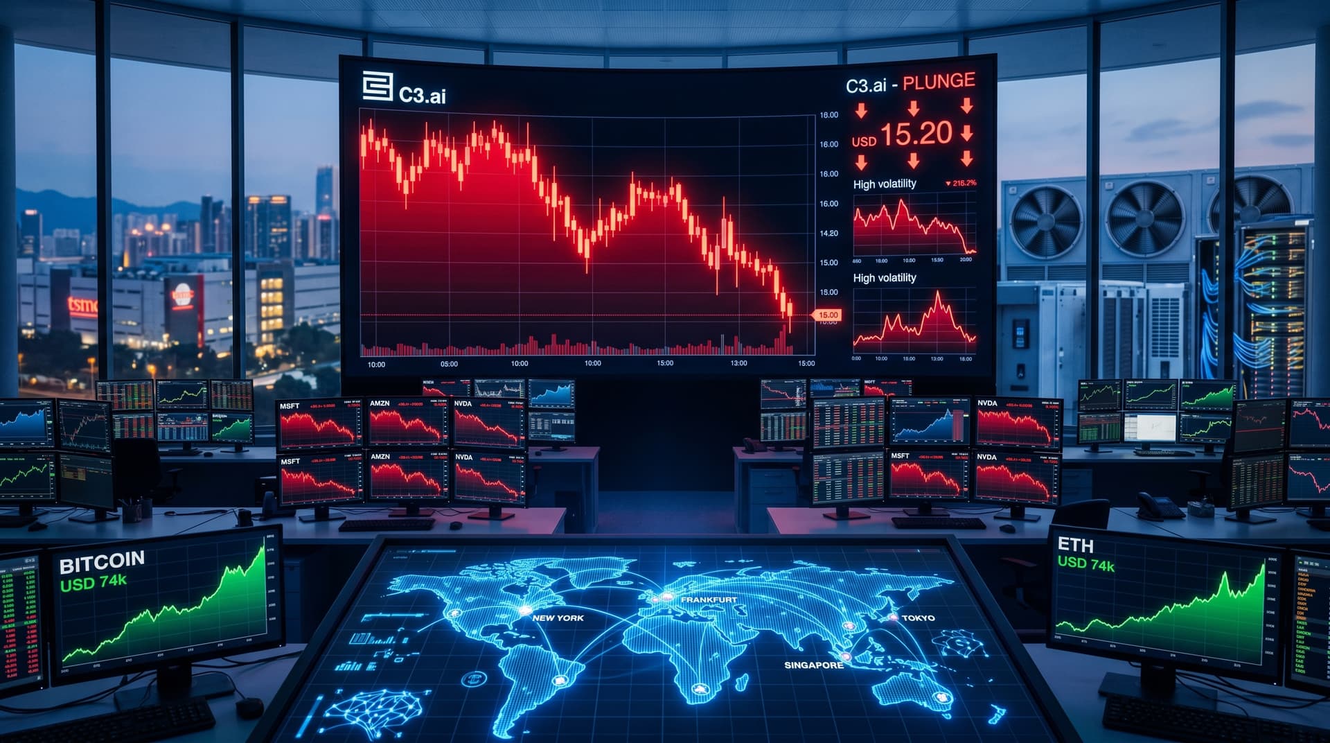 Undervalued AI Stock C3.ai Hits USD 15.20 Low on Wall Street Buy Ratings