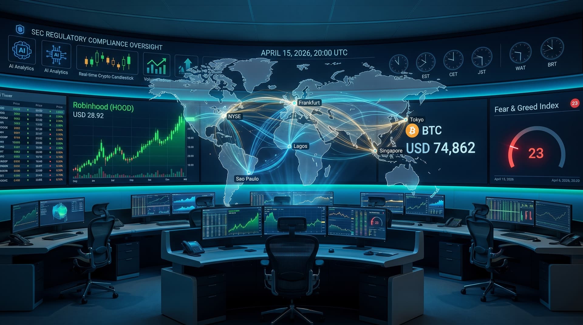 Robinhood Stock Surges 4.8% to USD 28.92 on SEC Crypto Ease