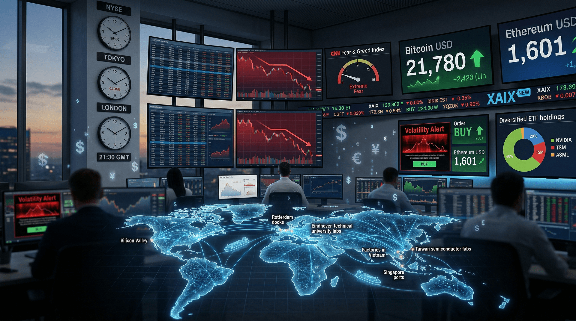 Xtrackers AI ETF Launches on NYSE as Fear & Greed Hits 23