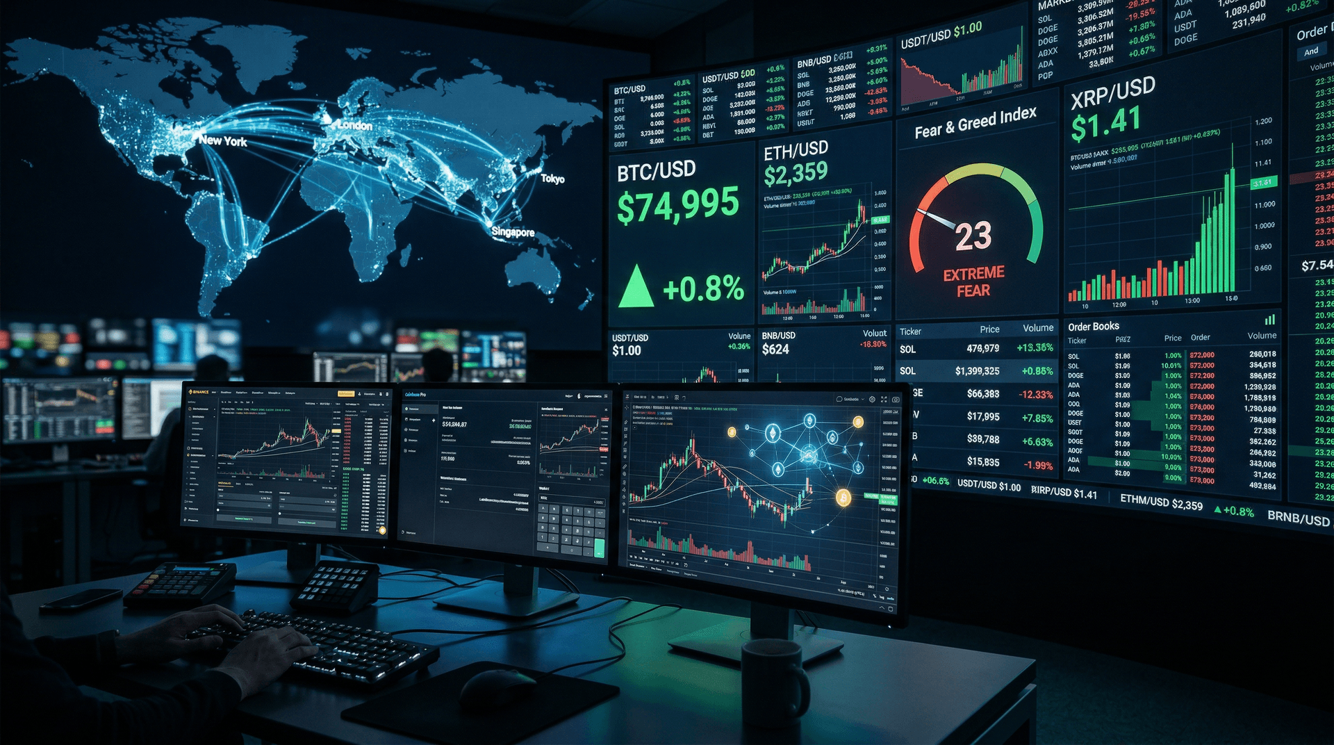 How to Invest in Cryptocurrency: BTC Surges to USD 74,995 in Fear Bounce