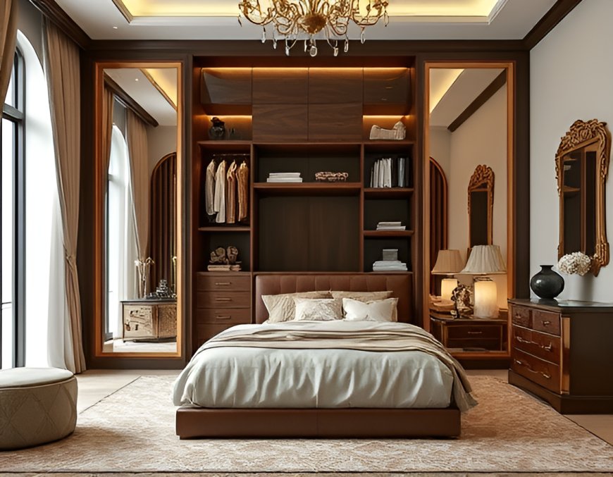 Glamorous Wardrobe Cabinets for Lavish Bedrooms in Dubai