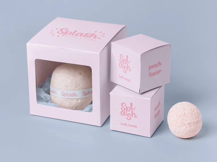 CUSTOM CBD BATH BOMB BOXES FOR LUXURY PACKAGING