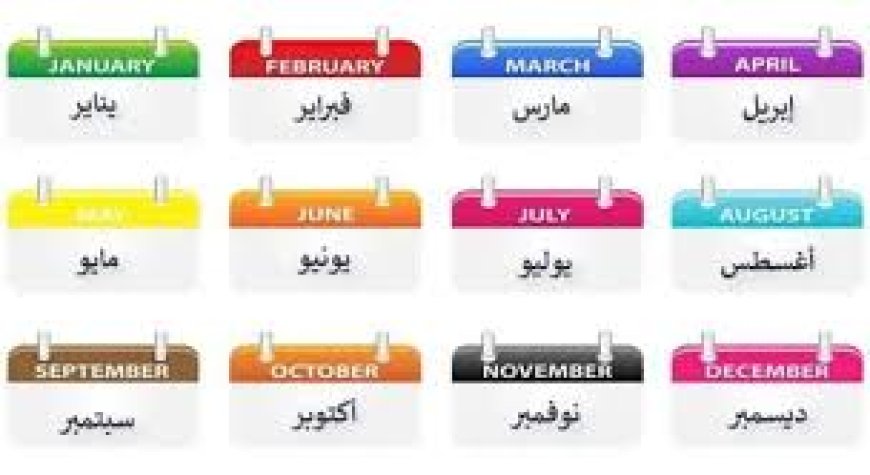 ترتيب الأشهر الميلادية: الأسماء، الأيام، والأصل التاريخي