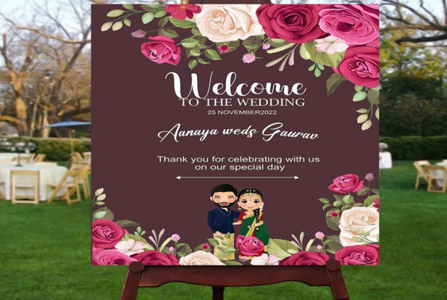 Wedding Board Printing – Personal Touches for Your Big Day