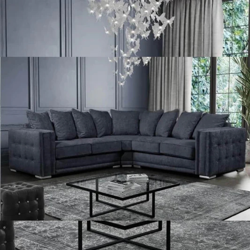 Plush Velvet Sofa – Luxurious Comfort with a Touch of Glam | Home Lounge