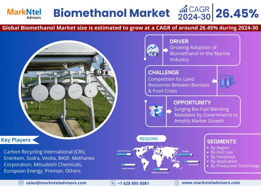 Biomethanol Market Dynamics – Driver, Segment & Competition FY2030