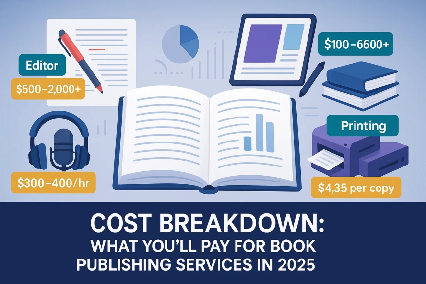 Cost Breakdown: What You’ll Pay for Book Publishing Services in 2025
