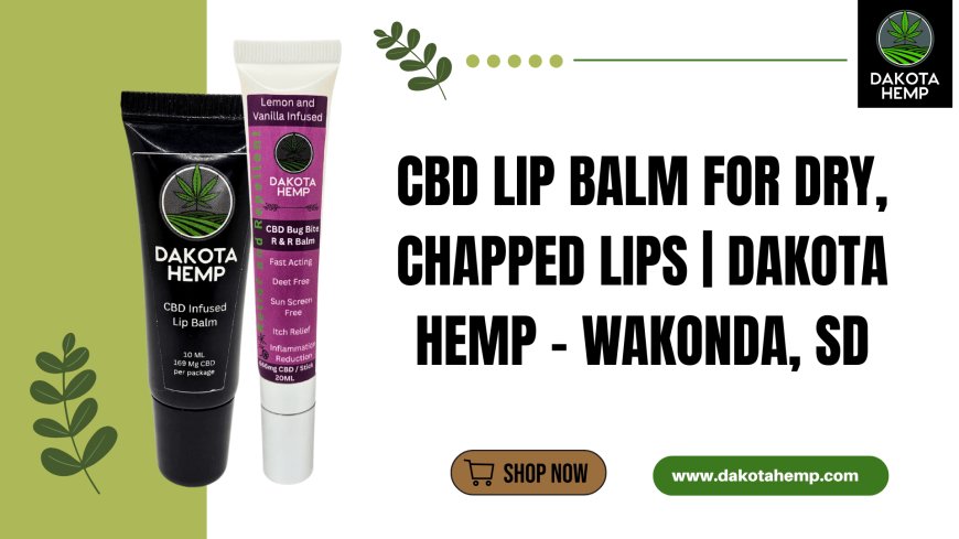 CBD Lip Balm for Dry, Chapped Lips | Dakota Hemp – Wakonda, SD