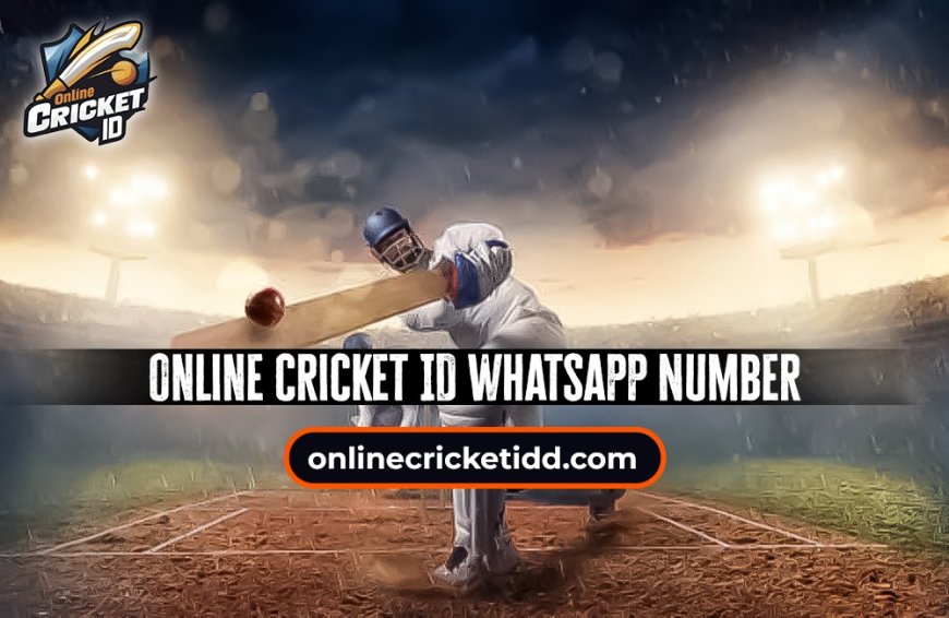 Online Cricket ID: Step Up Your Game with a Reliable Cricket ID