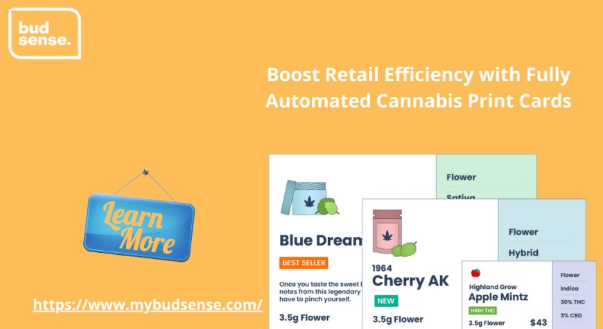 Boost Retail Efficiency with Fully Automated Cannabis Print Cards