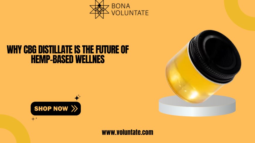 Why CBG Distillate Is the Future of Hemp-Based Wellness