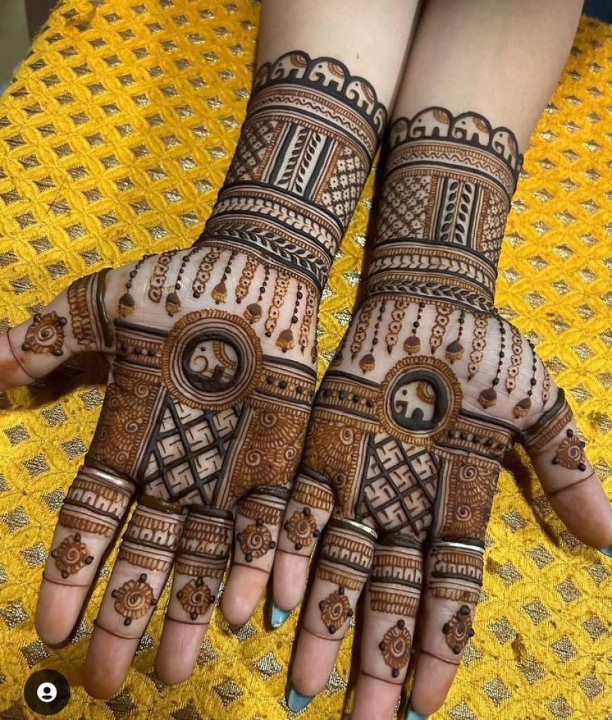 Royal Half-Hand Mehndi Design Guide