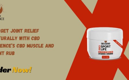 Target Joint Relief Naturally with CBD Essence’s CBD Muscle And Joint Rub