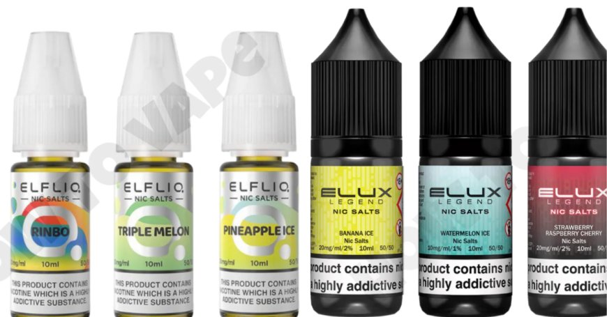 Elux Legend Nic Salt vs Elfliq Nic Salt: Which One Reigns Supreme at How To Vape?