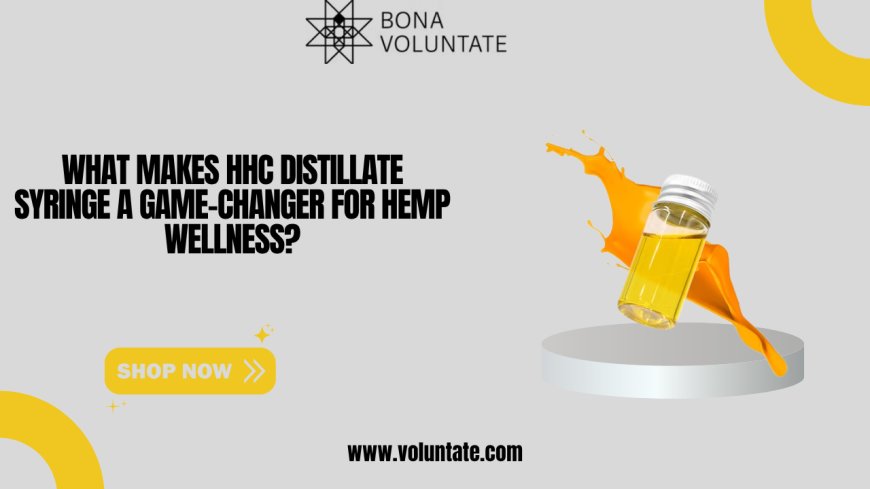 What Makes HHC Distillate Syringe a Game-Changer for Hemp Wellness?