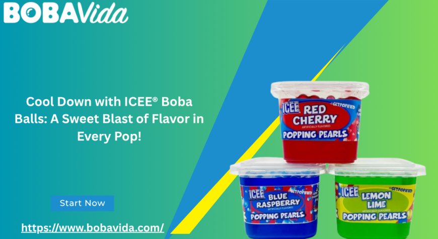 Cool Down with ICEE® Boba Balls: A Sweet Blast of Flavor in Every Pop!