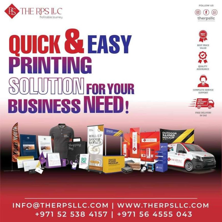 Your Go-To Printing Shop in Dubai for All Your Printing Needs