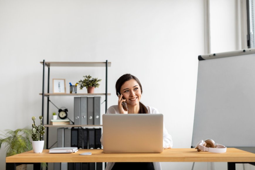 Floating Shelves for Vertical Office Storage That Doesn't Crowd the Room