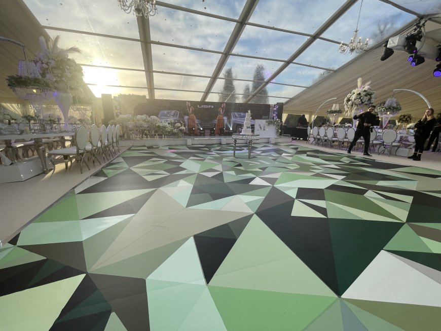 Total Cost of Printed Dance Floor Hire and Seamless Dancefloor Hire
